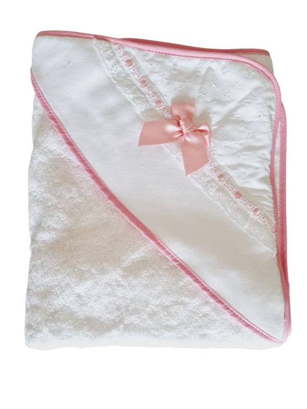 Accappatoio pizzo fiocco