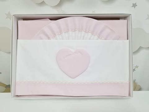 Lenzuola culla cuore