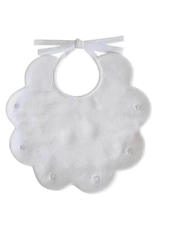 Bavetta nuvola cuore bianco