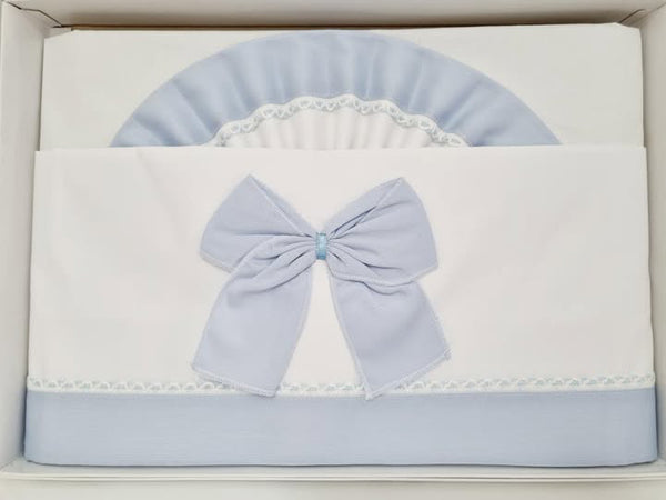 Lenzuola lettino fiocco