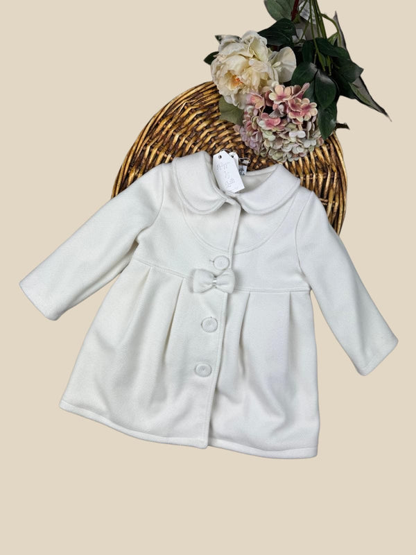 Cappottino bimba panna